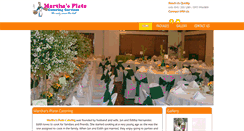 Desktop Screenshot of marthasplatecatering.com