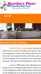 Mobile Screenshot of marthasplatecatering.com